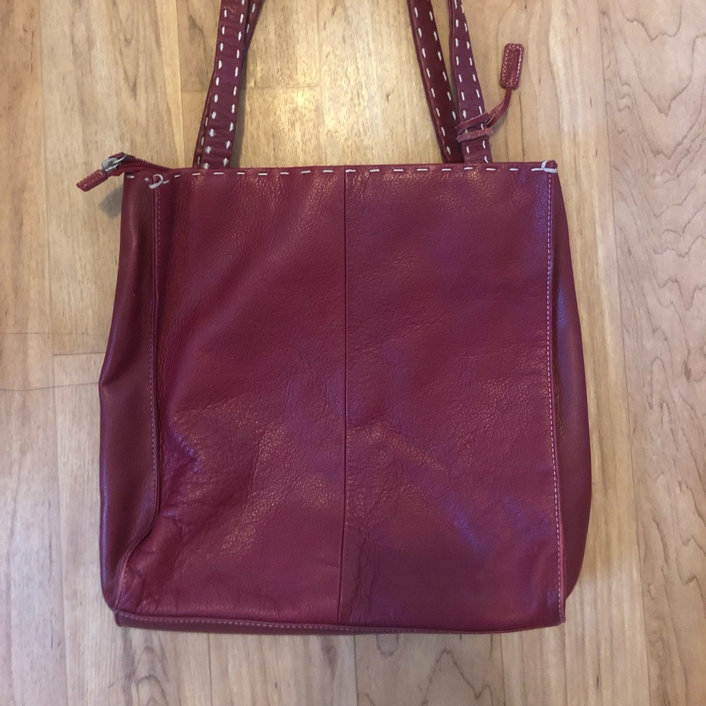 The Sak -Elliott Luca Red Leather Purse